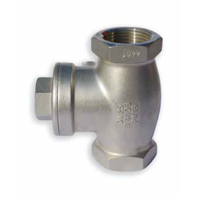 200 PSI Paslanmaz 316 Kalite Dişli Çalpara Çek Valf