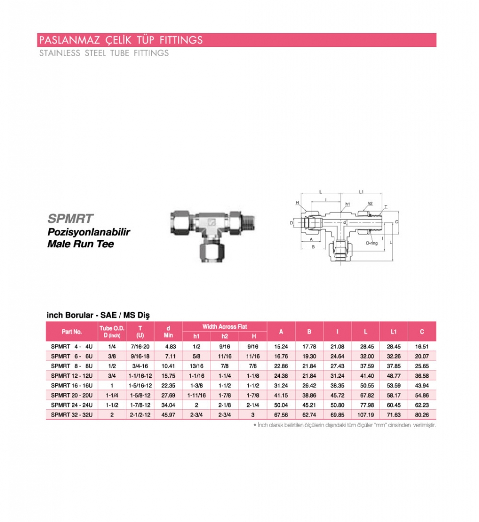 SPMRT Pozisyonlanabilir Male Run Tee